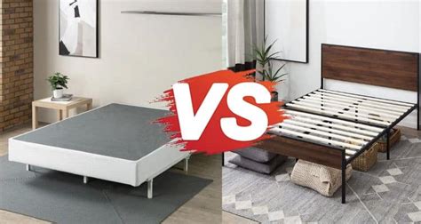 is metal box spring better than wood|box spring vs bed frame.